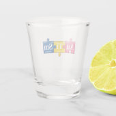 Autisme Elementen Periodieke Tafel Bewustzijn Chem Shot Glas (Achterkant)