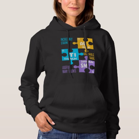 Autisme Elements Autisme Awareness Hoodie (Voorkant)