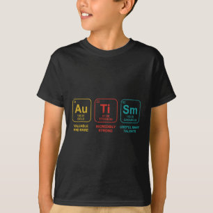 Autisme Elements Periodieke Tabelsensibilisering T T-shirt