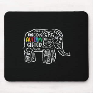 Autisme Elephant Acceptatie Autistic Mannen Muismat