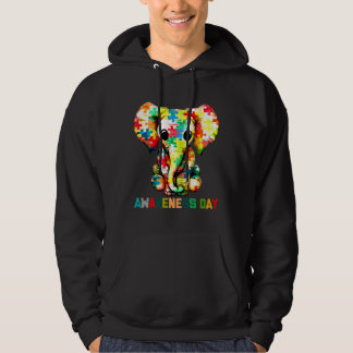 Autisme Elephant Autism World Autism Awareness Day Hoodie
