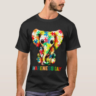 Autisme Elephant Autism World Autism Awareness Day T-shirt