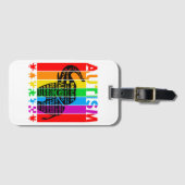 Autisme Elephant Cute Awareness Bagagelabel (Voorkant (horizontaal))