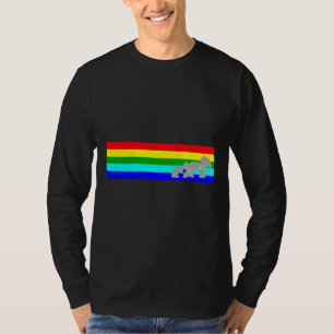 Autisme Elephant Walk Multicolor Stripe T-shirt