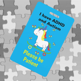 Autisme en ADHD Lanyard Neurodivergente ID Badge