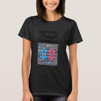 Autisme en Angst Autisme Acceptatie Maand Mensen M T-shirt