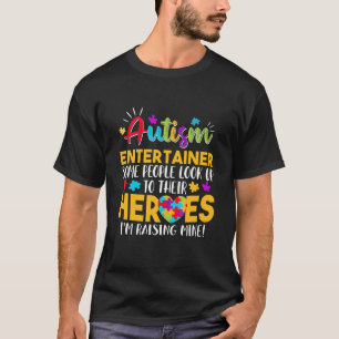 Autisme Entertainer Mensen kijken op hun heli Rai T-shirt