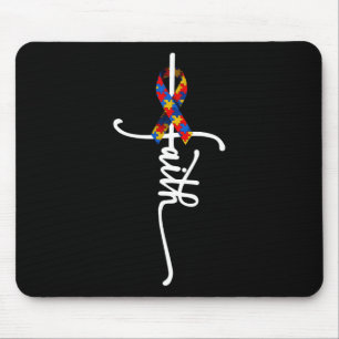 Autisme Faith Cross Autism Autistic Gifts Autism A Muismat