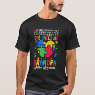 Autisme Familie Ondersteuning Ze Noemt Me Opa Auti T-shirt