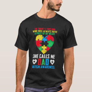 Autisme Familie Ondersteuning Ze Noemt Me Vader Au T-shirt
