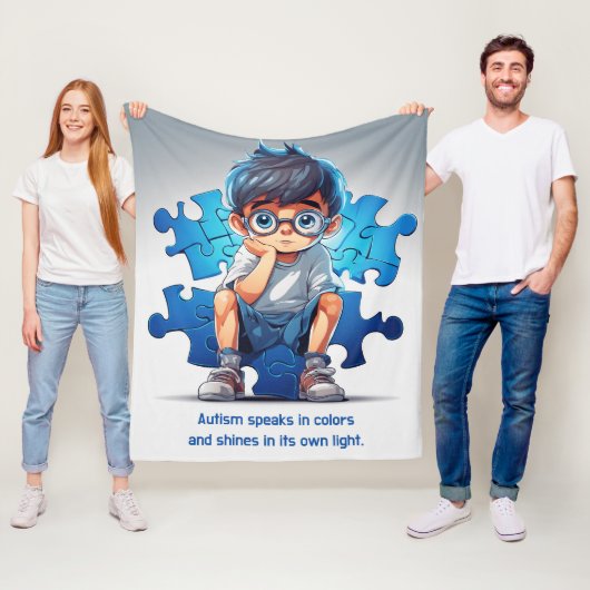 autisme fleece deken (In situ)