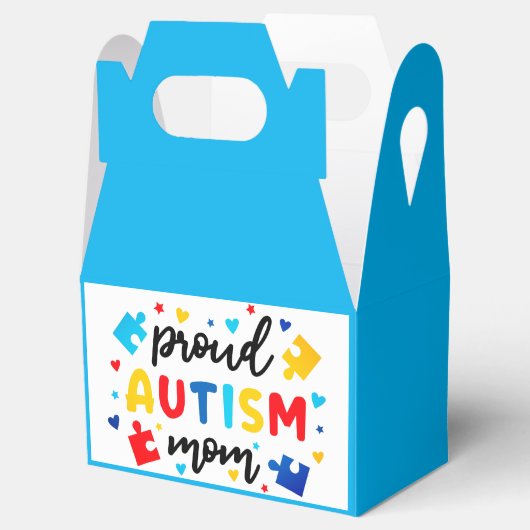 Autisme - Gable Favor Box Bedankdoosjes (Geopend)