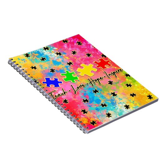 Autisme geïnspireerd notitieboek (Rechterzijde)