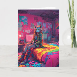 Autisme gevouwen Wenskaart Kaart