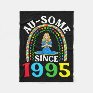 Autisme Geweldig Ausome Sinds 1995 Gelukkige 31e V Fleece Deken
