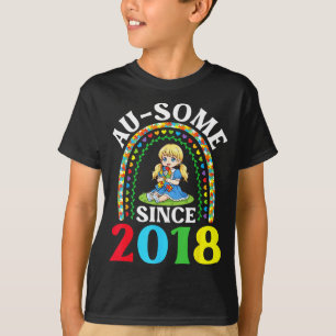 Autisme Geweldig Ausome Sinds 2018 Bewustzijn 8e G T-shirt
