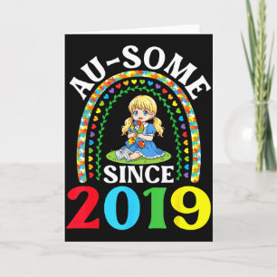 Autisme Geweldig Ausome Sinds 2019 Bewustzijn 7e G Kaart