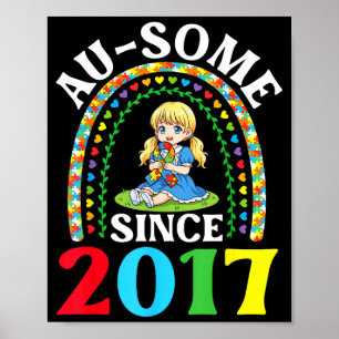 Autisme geweldig sinds 2017 bewustzijn 9e poster