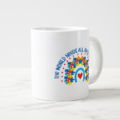 Autisme - gigantische koffie - mok (Voorkant rechts)