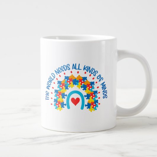 Autisme - gigantische koffie - mok (Rechts)