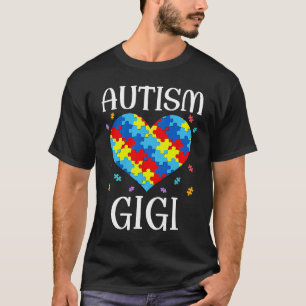 Autisme Gigi Overeenkomst Familie Hart Autisme Bew T-shirt