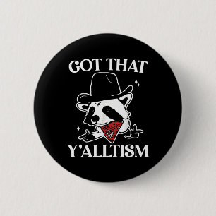 Autisme Grappig Kreeg dat Y'alltism Shirt Meme Aut Ronde Button 5,7 Cm
