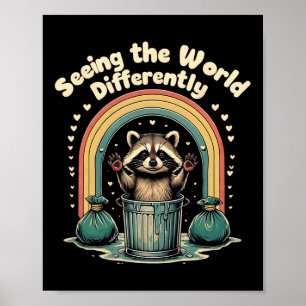 Autisme Grappig om de Wereld Anders Autistisch te Poster