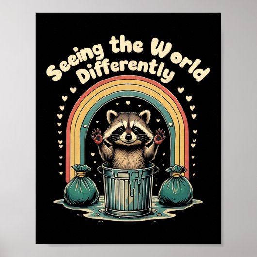 Autisme Grappig om de Wereld Anders Autistisch te Poster (Voorkant)