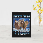 Autisme Grappig Rizz EM met de Tism Meme Autistic  Kaart (Gele Bloem)