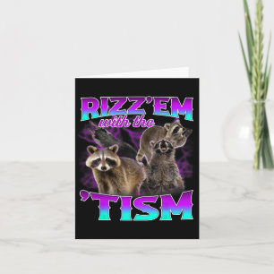 Autisme Grappig Rizz EM met de Tism Meme Autistic  Kaart