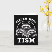 Autisme Grappig Rizz EM met de Tism Meme Autistic Kaart (Gele Bloem)