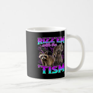 Autisme Grappig Rizz EM met de Tism Meme Autistic Koffiemok