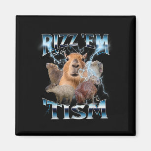 Autisme Grappig Rizz EM met de Tism Meme Autistic  Magneet