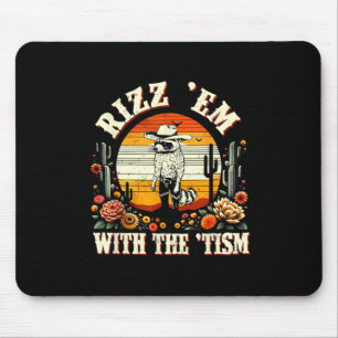 Autisme Grappig Rizz EM met de Tism Meme Autistic Muismat