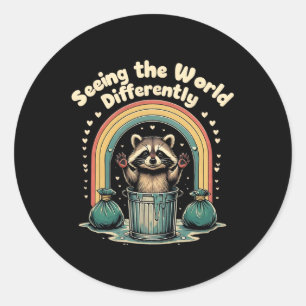 Autisme Grappig Zien De Wereld Verschillende Autis Ronde Sticker