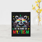 Autisme grappig zijn in ontzag van mijn Tism Meme  Kaart (Gele Bloem)