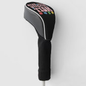 Autisme Grappige Rizz Em Met De Tism Meme Autistis Golfheadcover (Schuin)