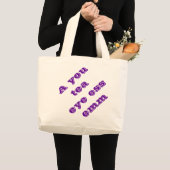 Autisme Grote Tote Bag (Voorkant (product))