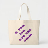 Autisme Grote Tote Bag (Voorkant)