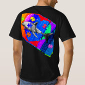 Autisme Haai MANNEN T-shirt (Achterkant)
