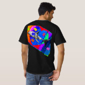 Autisme Haai MANNEN T-shirt (Achterkant volledig)