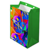 Autisme Haai Medium Cadeauzakje (Voorkant Gekanteld)
