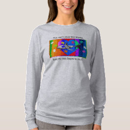 Autisme Haai VROUWEN GRIJS T-shirt
