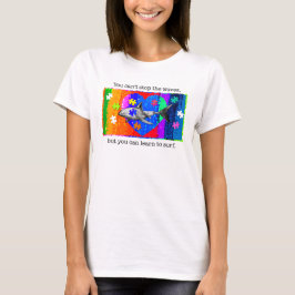 Autisme Haai wit T-shirt