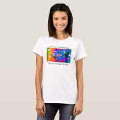 Autisme Haai wit T-shirt (Voorkant volledig)