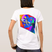 Autisme Haai wit T-shirt (Achterkant)