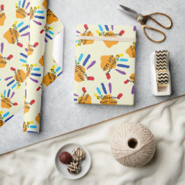 Autisme Handen Anders Niet Minder Waardering voor Cadeaupapier