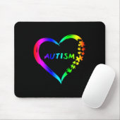Autisme handicaps bewustwording maand ondersteunin muismat (Met muis)
