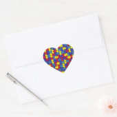 Autisme Hart Sticker (Envelop)