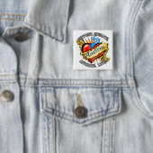 autisme harttatoe vierkante button 5,1 cm (In situ)